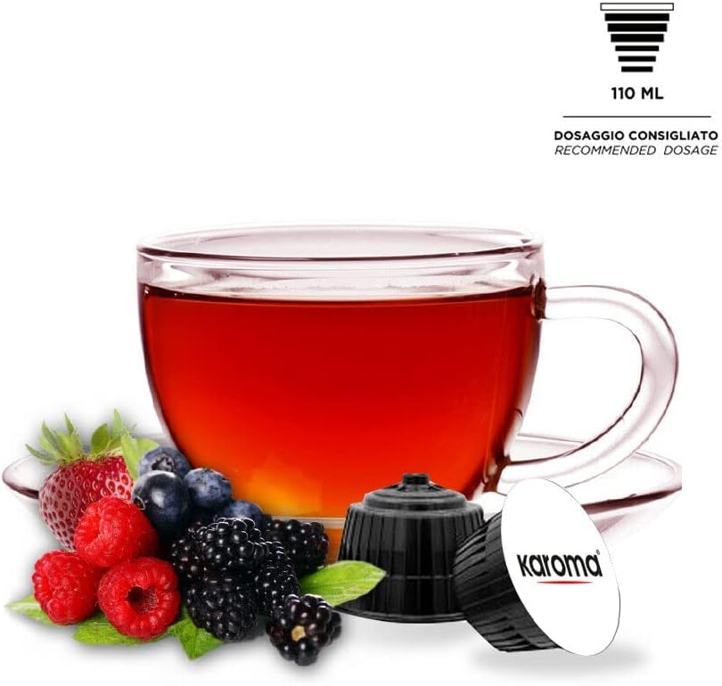 Tisana Frutti Rossi Karoma® Capsule Compatibili Dolce Gusto®
