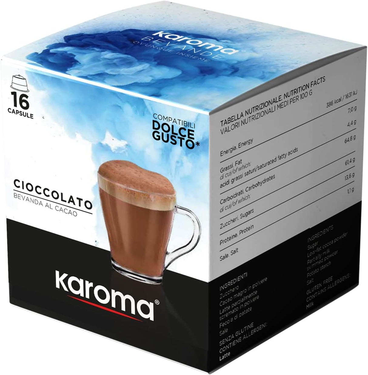 Cioccolato Karoma® Capsule Compatibili Dolce Gusto®