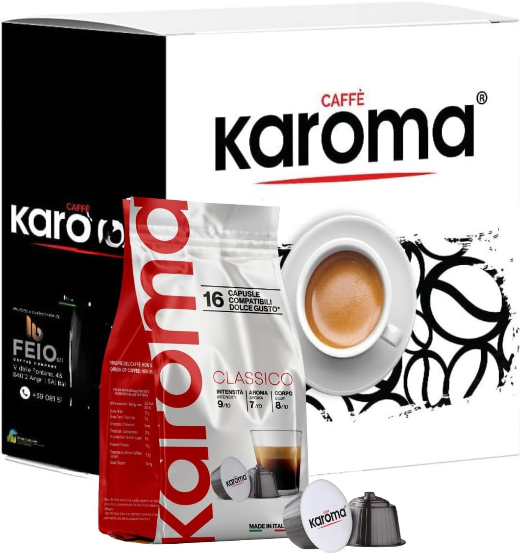 Caffè Karoma® Miscela Classico, Ricco e Cremoso, Compatibili Dolce Gusto®