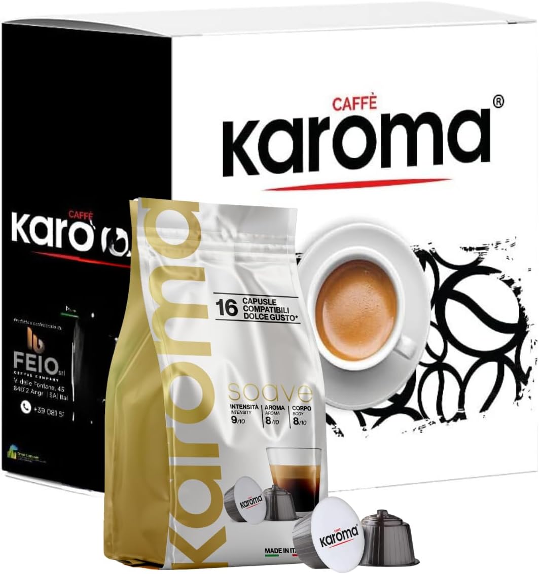 Caffè Karoma® Miscela Soave, Arabica, Compatibili Dolce Gusto®
