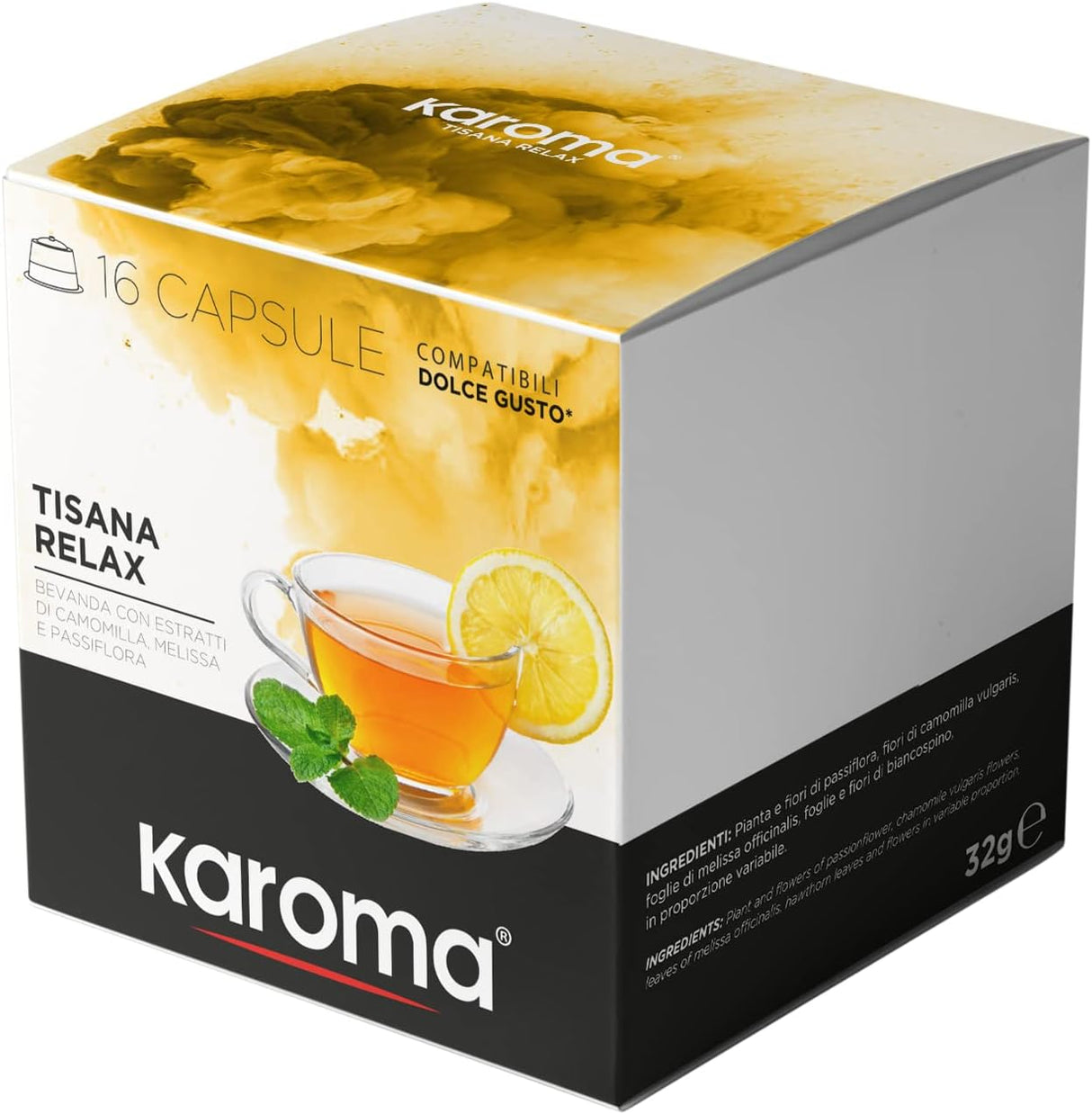 Tisana Relax Karoma® Capsule Compatibili Dolce Gusto®