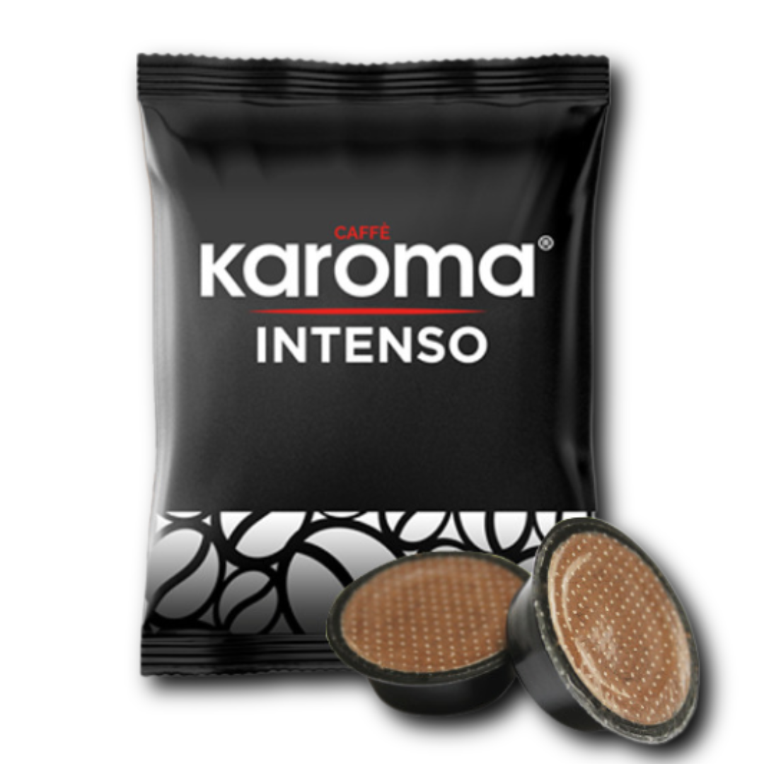 Caffè Karoma® Miscela Intenso, Forte e Cremoso Compatibili A Modo Mio®