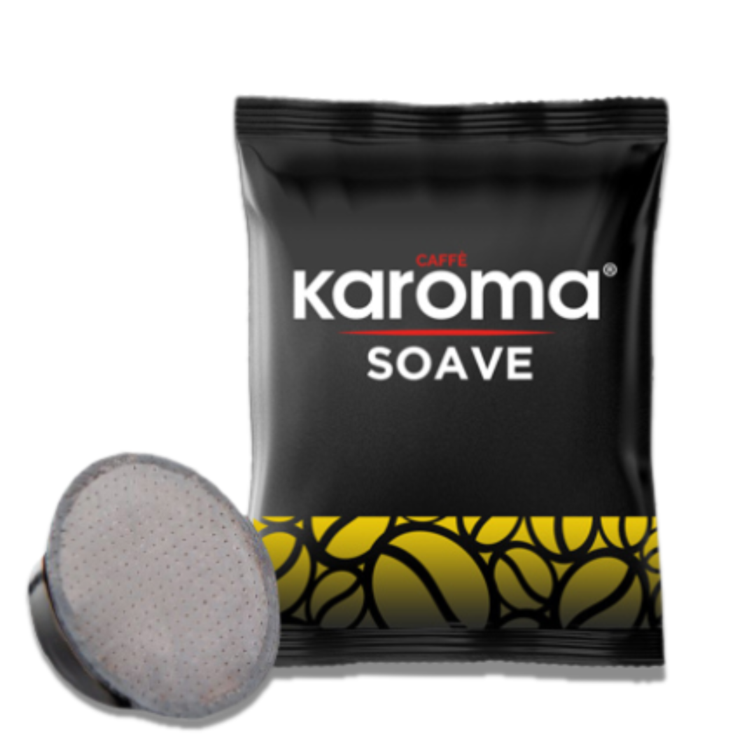 Caffè Karoma® Miscela Soave, Cremoso e Vellutato Compatibili A Modo Mio®
