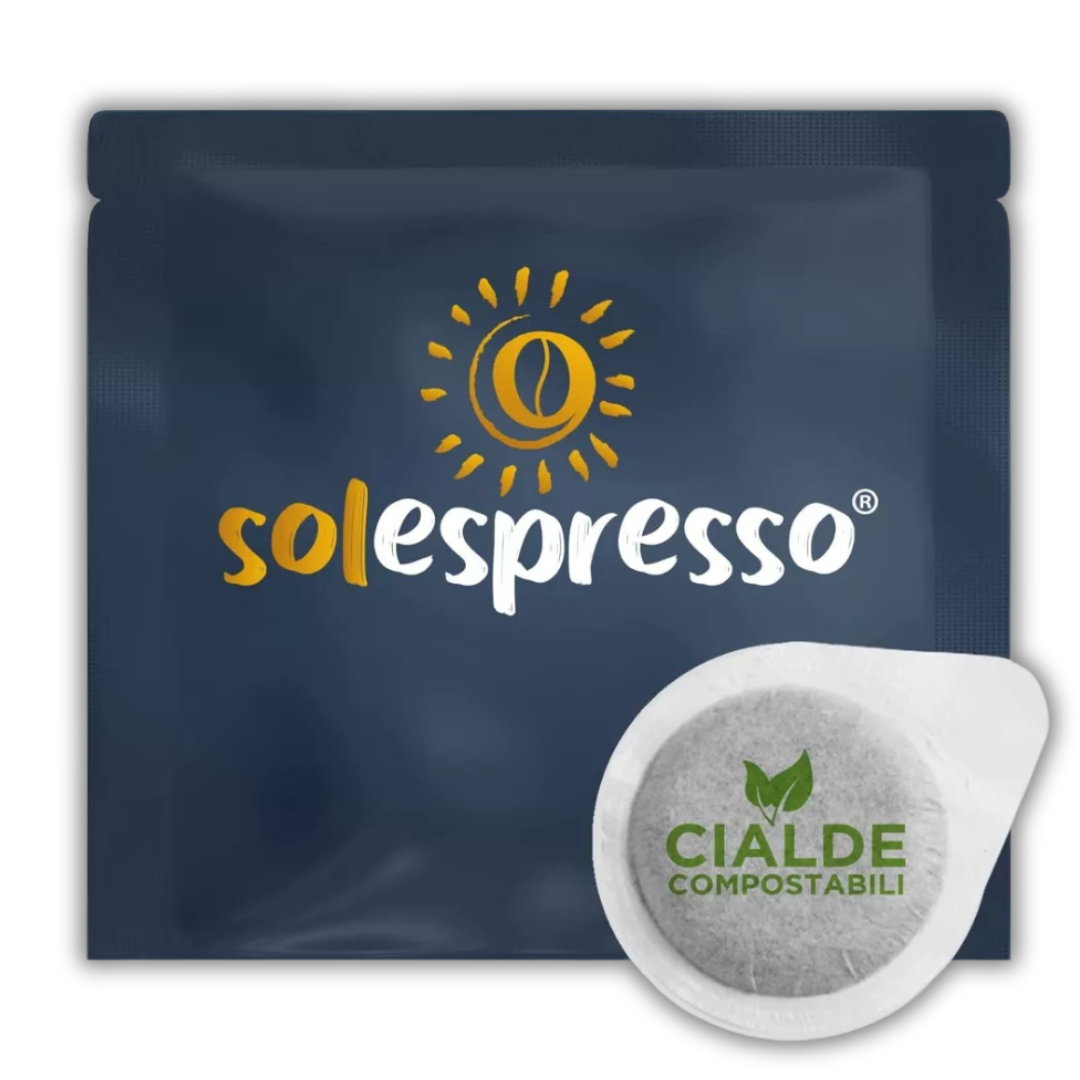 100 Cialde Solespresso® Espresso Classico con Kit Accessori interno
