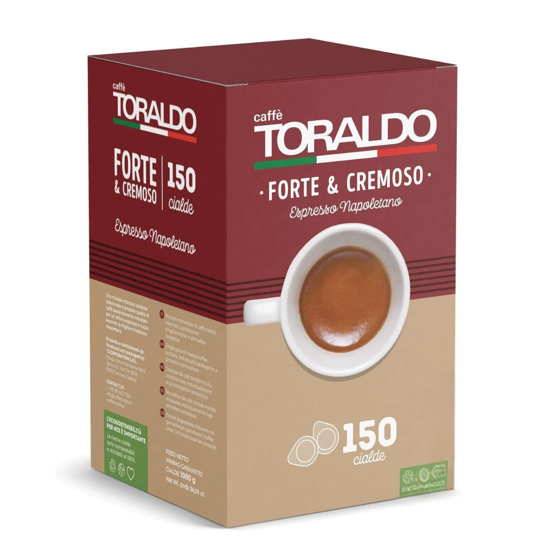 Cialde Caffè Toraldo® Forte e Cremoso, Espresso Napoletano