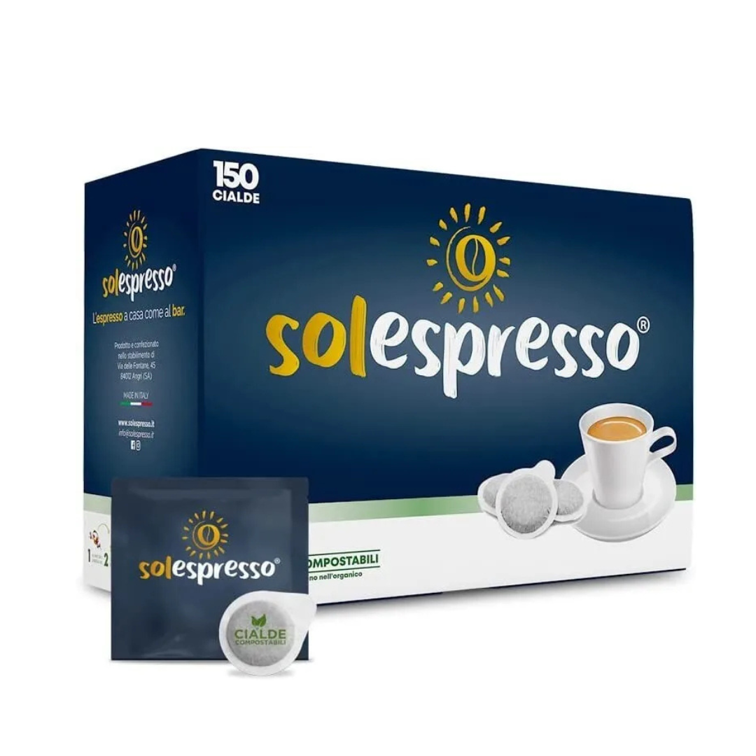 Cialde Caffè Solespresso® Espresso Classico, Forte e Cremoso