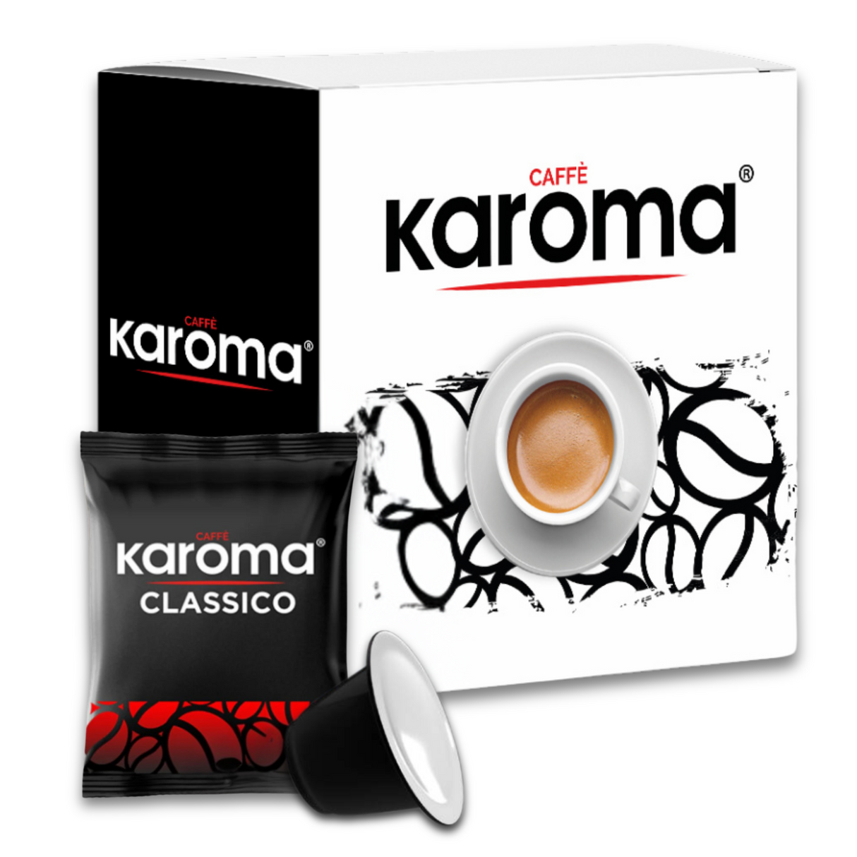 Caffè Karoma® Miscela Classico, Ricco e Cremoso Compatibili Nespresso®