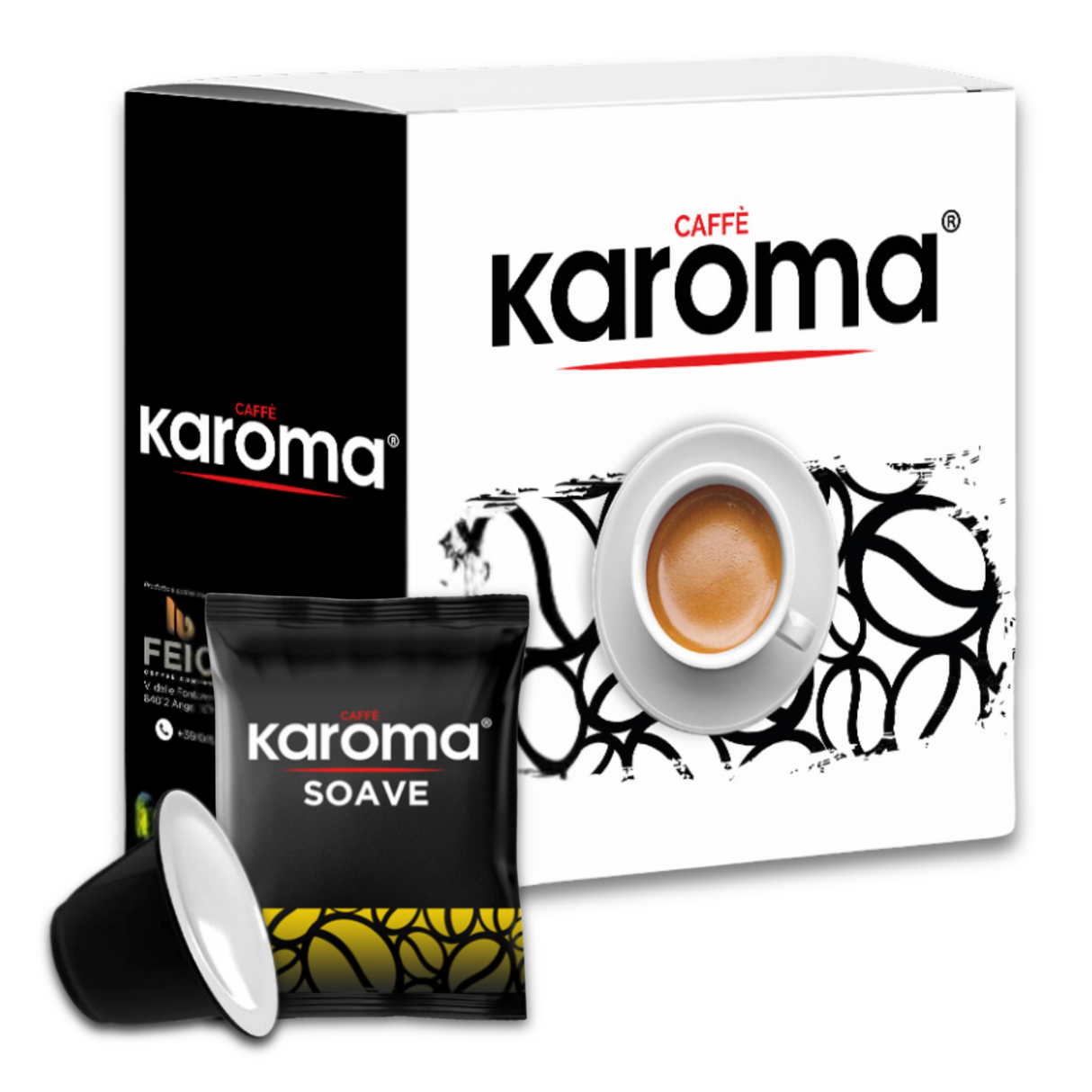 Caffè Karoma® Miscela Soave, Arabica Compatibili Nespresso®