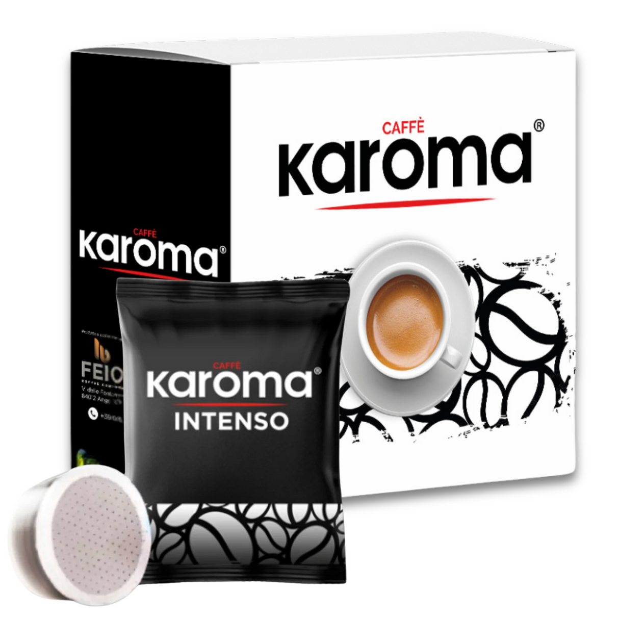 Caffè Karoma® Miscela Intenso, Forte e Cremoso Compatibili Espresso Point®