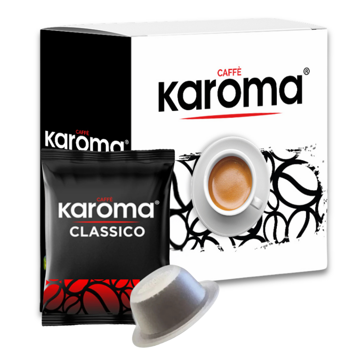 Caffè Karoma® Miscela Classico, Ricco e Cremoso Compatibili Bialetti®