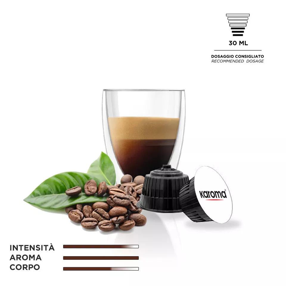 Caffè Karoma® Miscela Soave, Arabica, Compatibili Dolce Gusto®