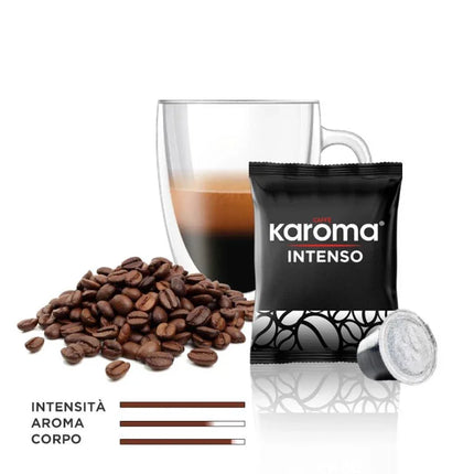 Caffè Karoma® - Miscela Intenso - Capsule Compatibili NESPRESSO®