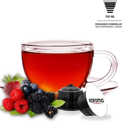 Tisana Frutti Rossi - Karoma® - Capsule Compatibili Dolce Gusto®