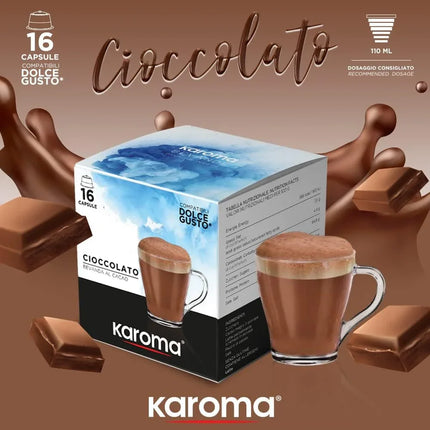 Cioccolato Karoma® Capsule Compatibili Dolce Gusto®