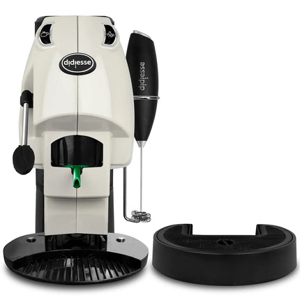Didiesse® Baby Frog, Kaffeemaschine für ESE 44mm Pads – Milchaufschäumer und doppelter Padhalter inklusive
