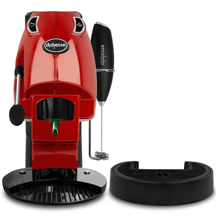 Didiesse® Baby Frog, Kaffeemaschine für ESE 44mm Pads – Milchaufschäumer und doppelter Padhalter inklusive