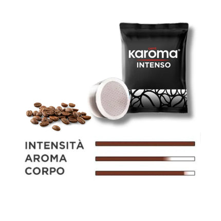 Caffè Karoma® - Miscela Intenso - Capsule Compatibili LAVAZZA ESPRESSO POINT®
