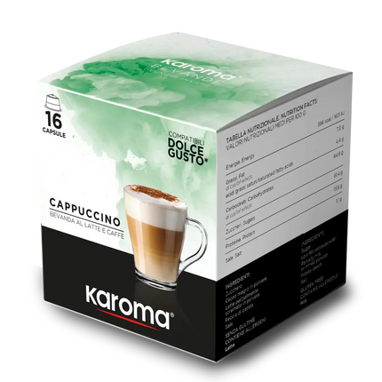 🌟 96 Capsule Karoma® Solubili in caps. compatibili Dolce Gusto® - Vari Gusti