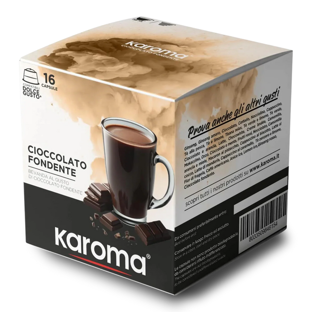 Cioccolato Fondente Karoma® Capsule Compatibili Dolce Gusto®
