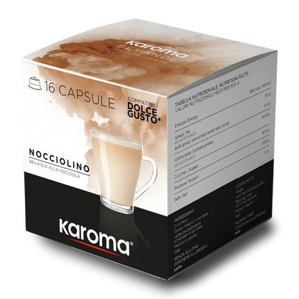 🌟 96 Capsule Karoma® Solubili in caps. compatibili Dolce Gusto® - Vari Gusti