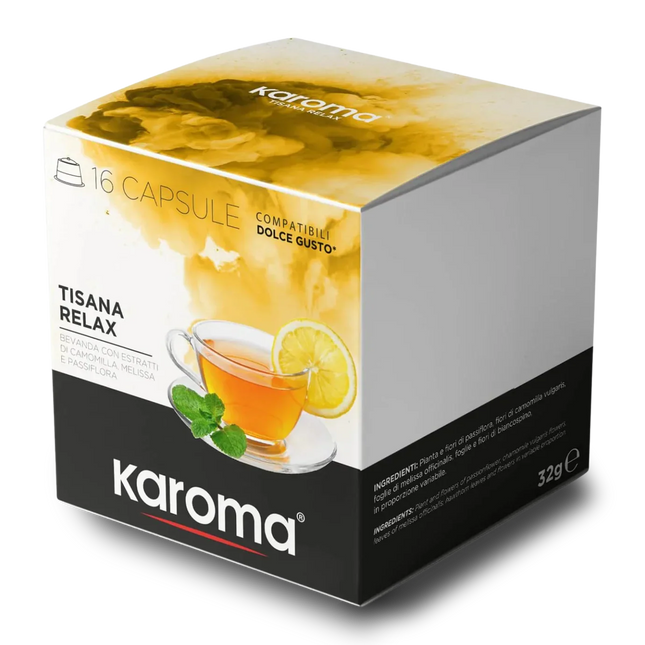 Tisana Relax Karoma® Capsule Compatibili Dolce Gusto®