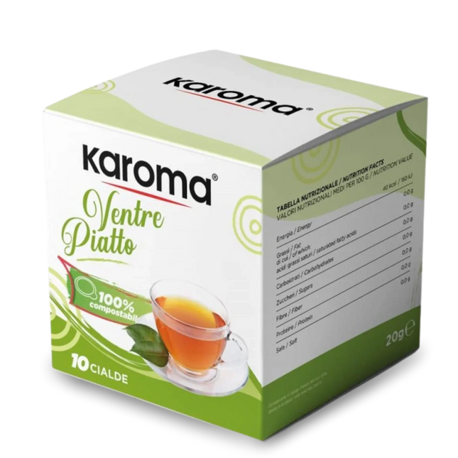 Karoma® - Tisana Dimagrante Ventre Piatto - Cialde compostabili