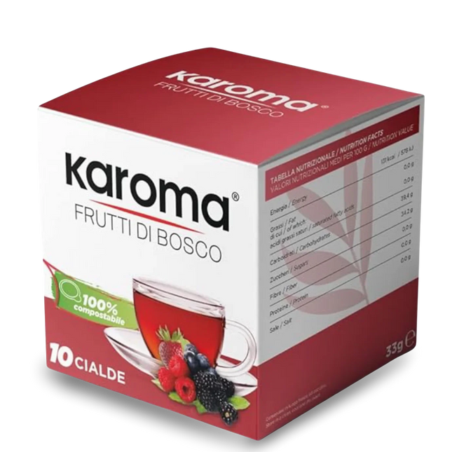 Karoma® - Tisana ai Frutti di Bosco - Cialde Compostabili