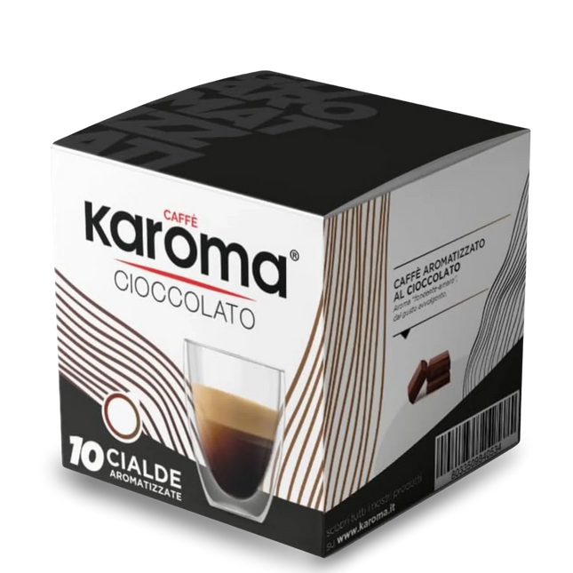 Karoma® - Caffè aromatizzato al Cioccolato - Cialde Compostabili