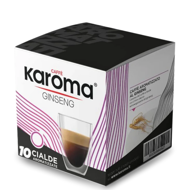 Karoma® - Caffè aromatizzato al Ginseng - Cialde Compostabili