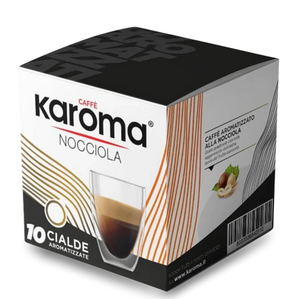 Karoma® - Caffè aromatizzato alla Nocciola - Cialde Compostabili