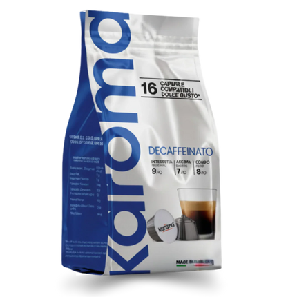 Caffè Karoma® - Decaffeinato - Capsule Compatibili Dolce Gusto®