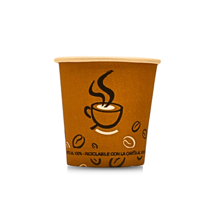 Bio-Einweg-Kaffeebecher aus Papier – 75 ml