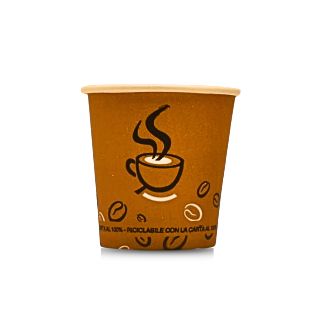 Bicchieri da caffè in carta monouso BIO - 75ml